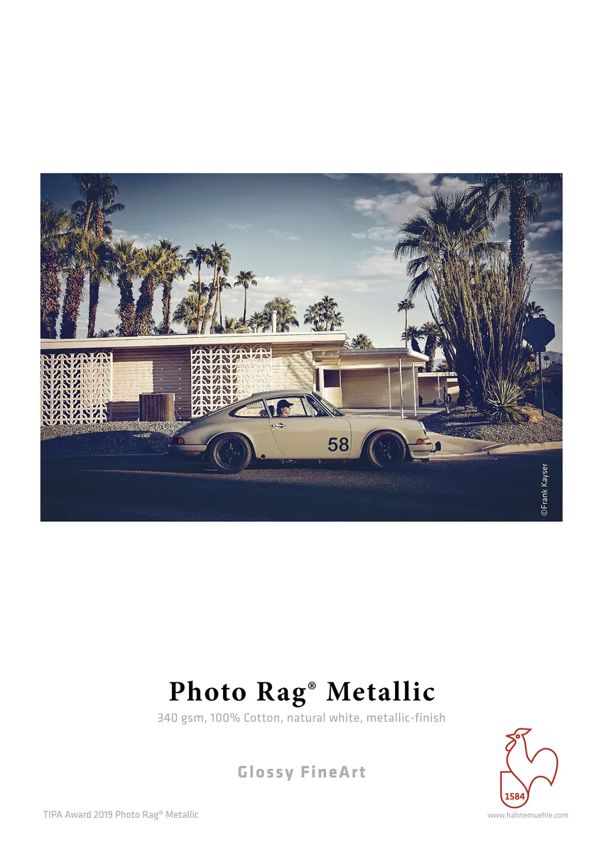 Muestra impresa de Photo Rag® Metallic