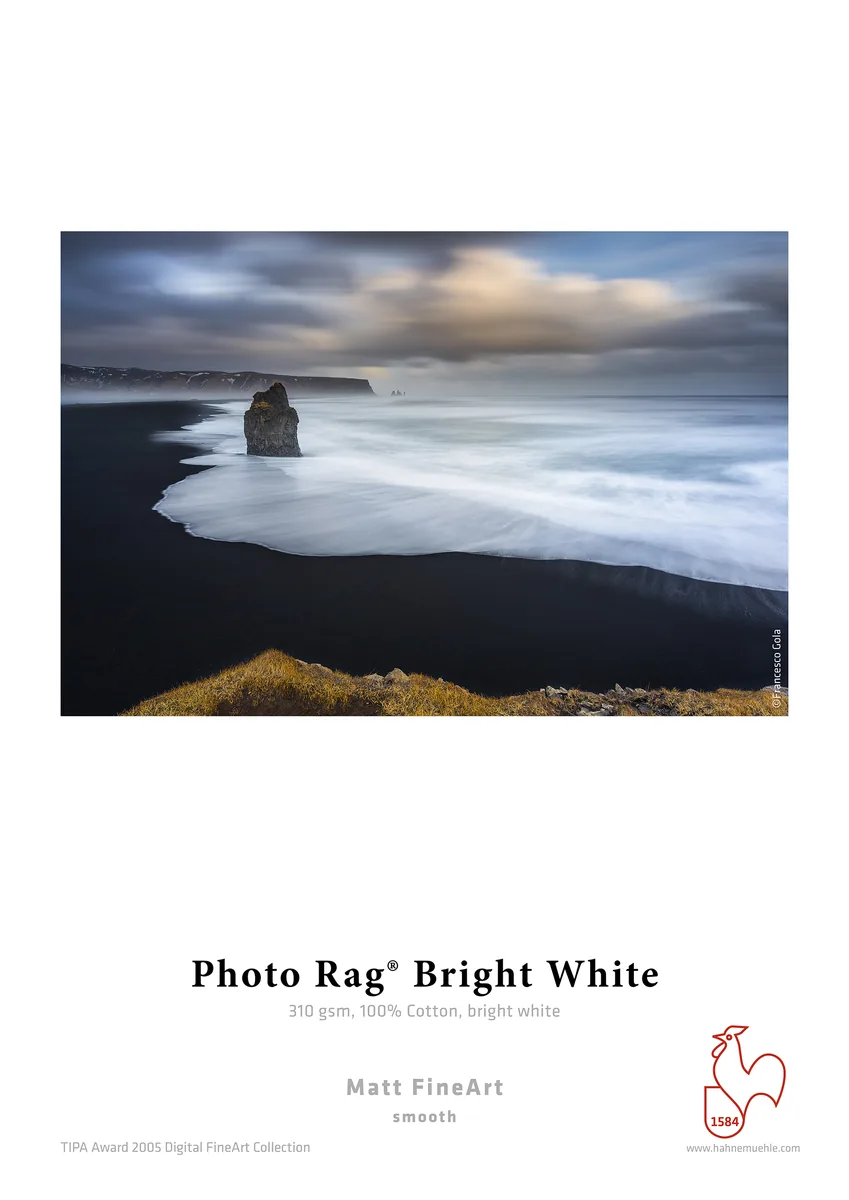 Muestra impresa de Photo Rag® Bright White