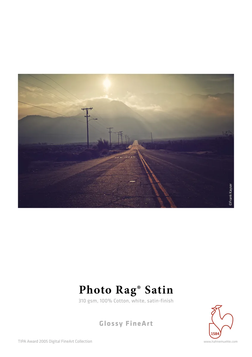 Muestra impresa de Photo Rag® Satin