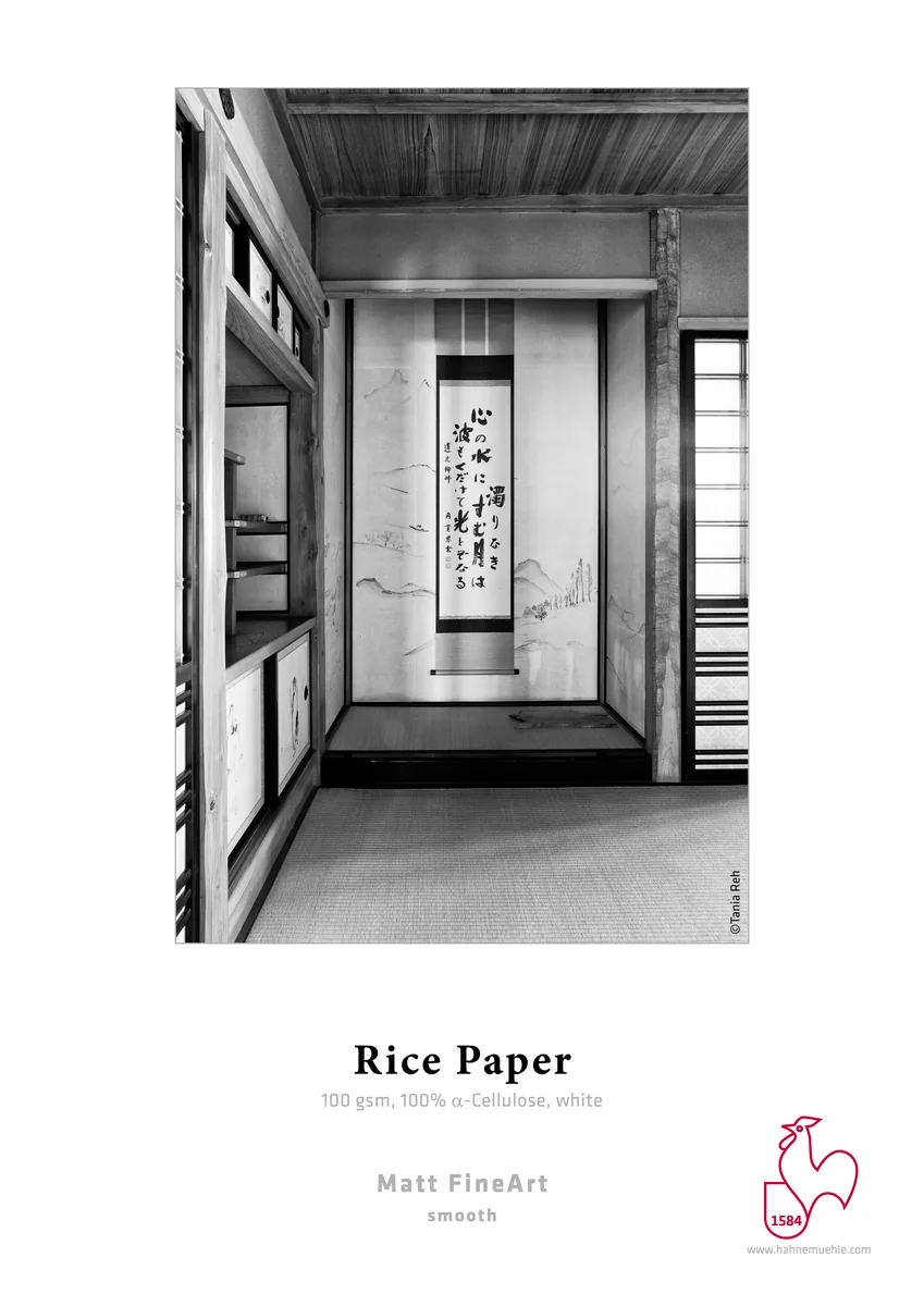 Muestra impresa de Rice Paper