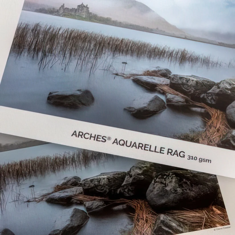 Imagen impresa de ARCHES® Aquarelle Rag