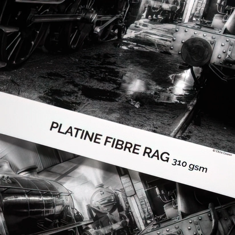 Imagen impresa de Platine Fibre Rag