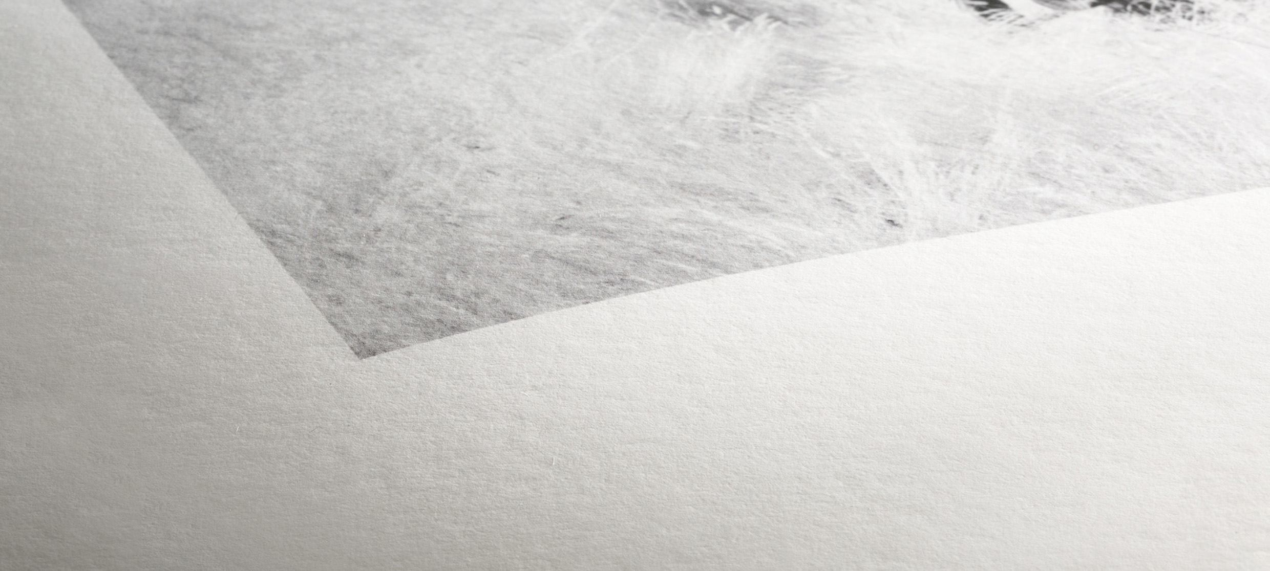 Detalle de la superficie impresa de Photo Rag® Ultra Smooth de Hahnemühle