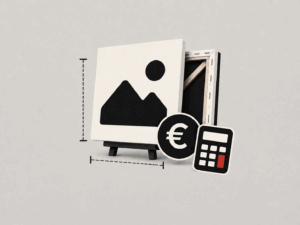 Calculadora de precio de impresión Giclée en lienzo